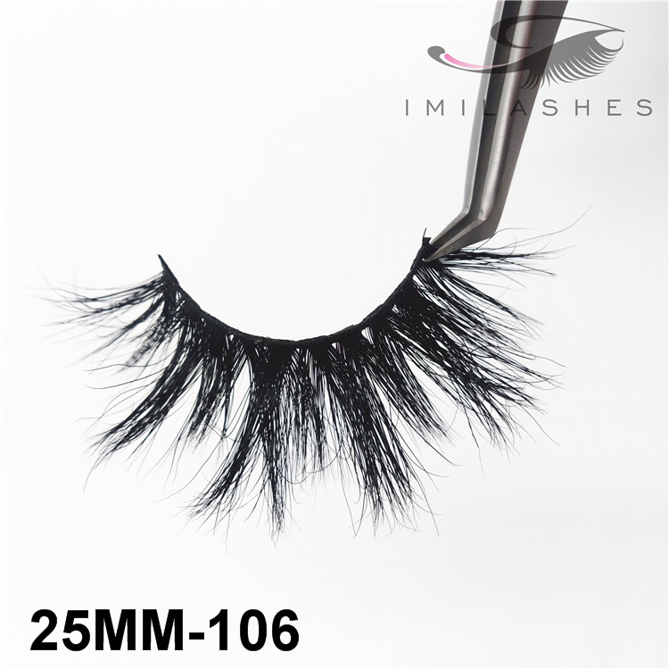 Multi-layered fluffy faux mink eyelashes wholesale-V