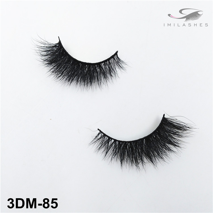 Short soft reusable black cotton eyelash wholesale-V