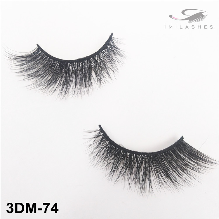 Handmade wispy mink hair eyelashes supply-V