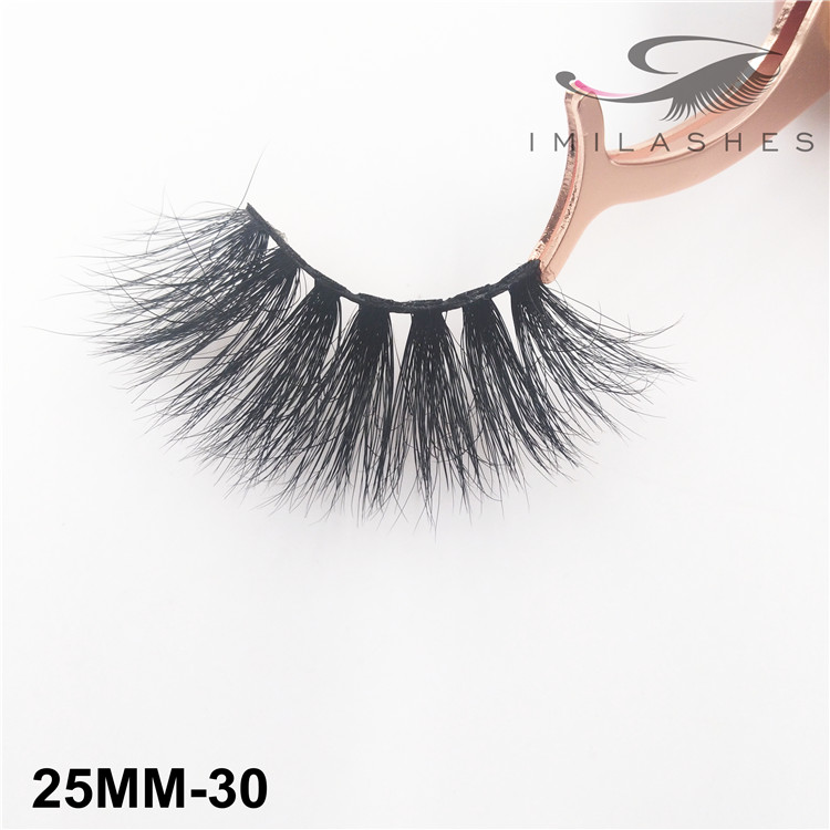 Comfortable lightweight 3D mink 25mm long eyelashes wholesale-V