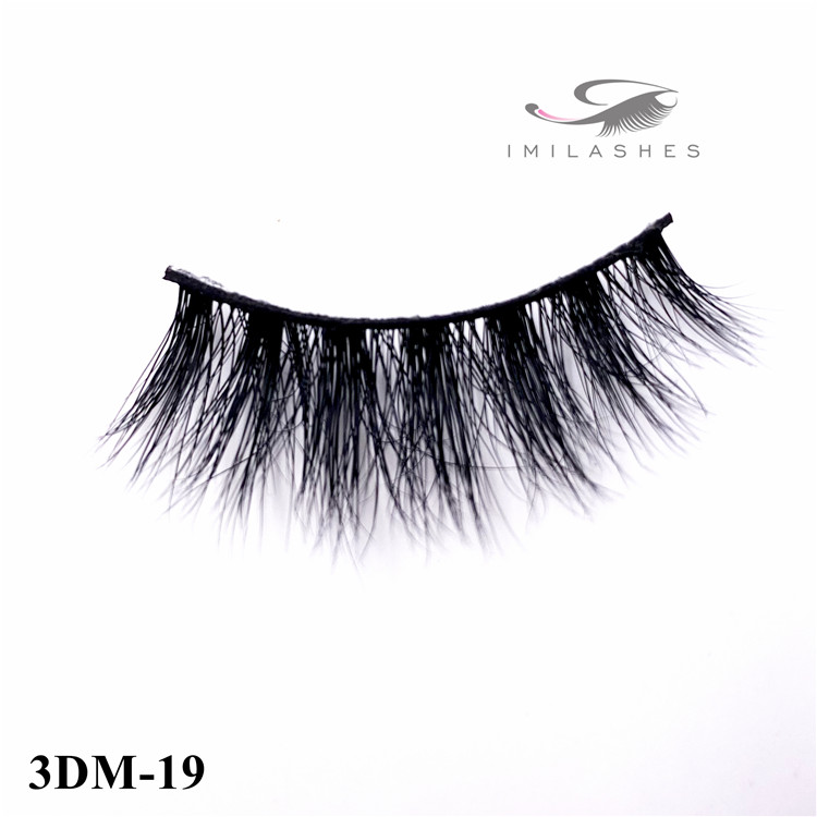 Natural 3d real mink lashes wholesale factory - A