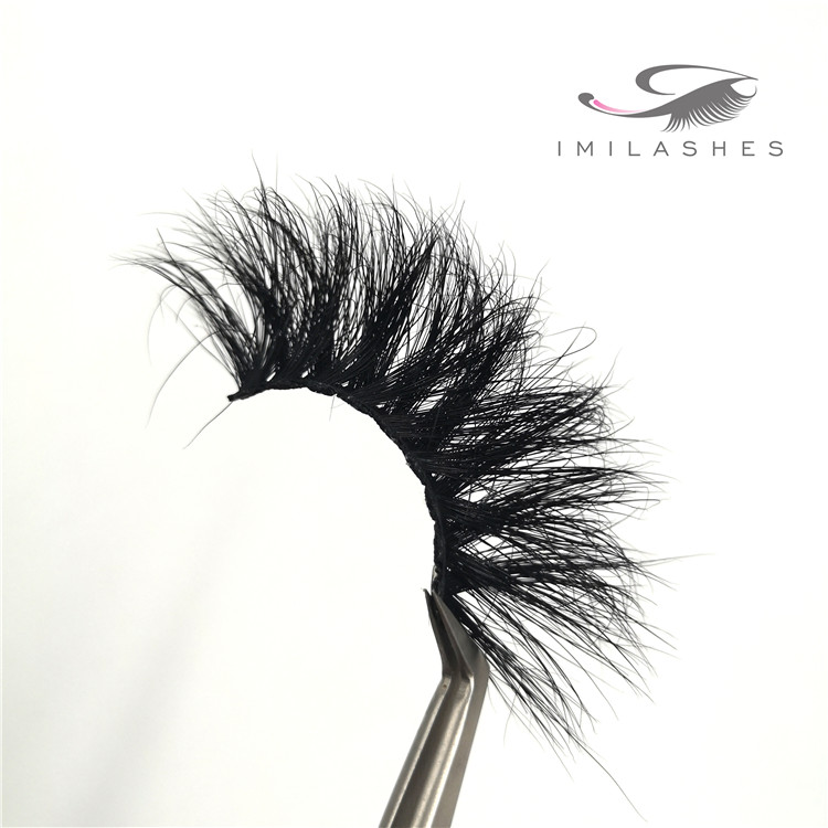 Long 25mm real mink eyelashes for sale - A