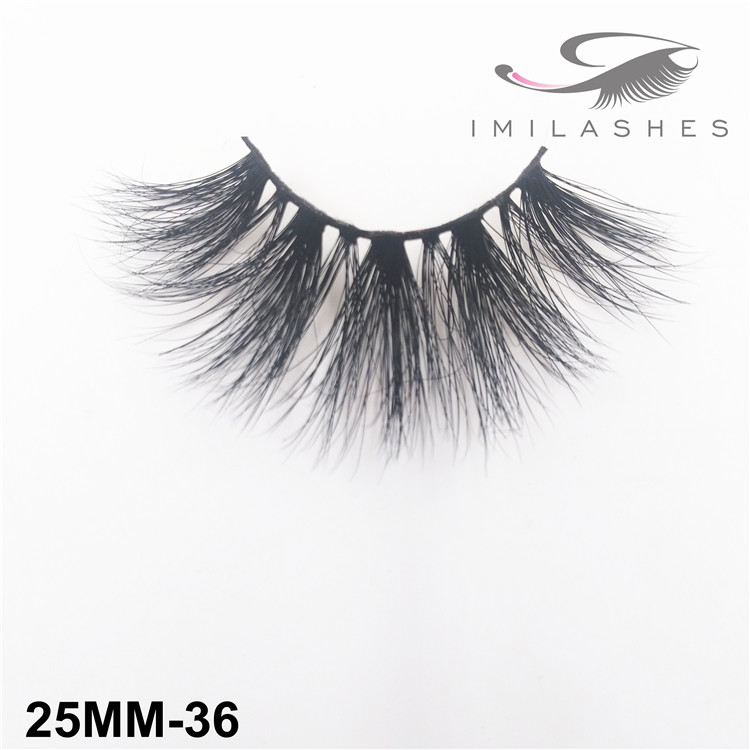 25mm long beautiful mink lashes wholesale USA -V