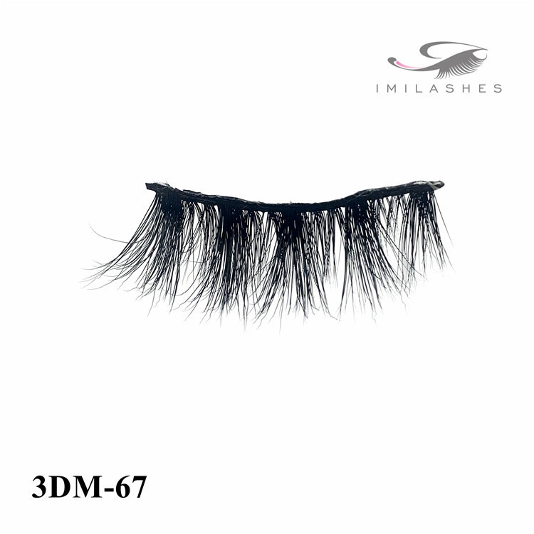 OEM private label  natural 3D mink eyelashes-L