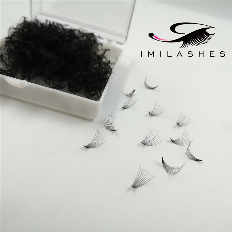 Wholesale best loose volume pre made lash fans for natural set-V