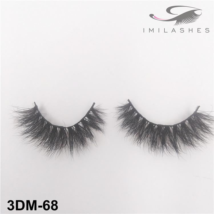 Handmade natural look fluffy lashes wholesale-V