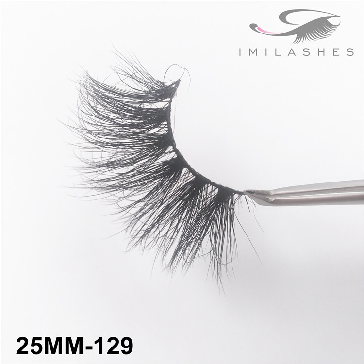 25mm 5D long fluffy mink hair false eyelashes wholesale-V