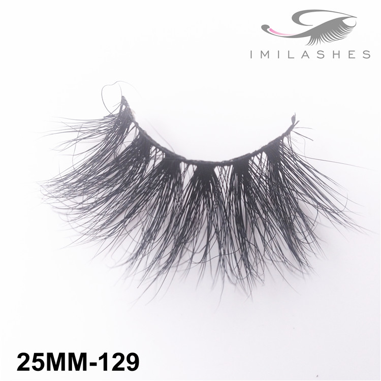 25mm 5D long fluffy mink hair false eyelashes wholesale-V