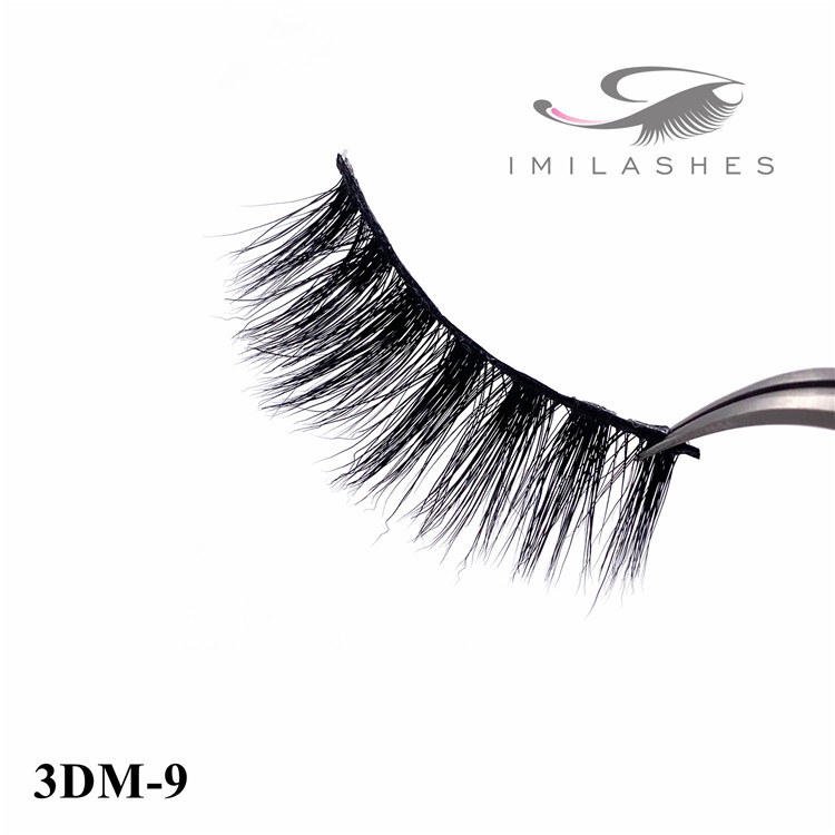 Natural look 3d mink fur lashes wholesale-V