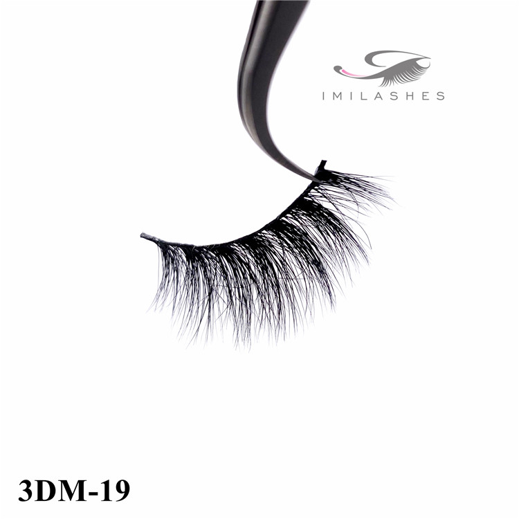 Black alluring high quality 3D mink lashes vendor-V