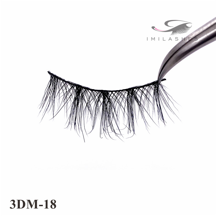 Luxury 100 3D real mink lashes manufacturer - A