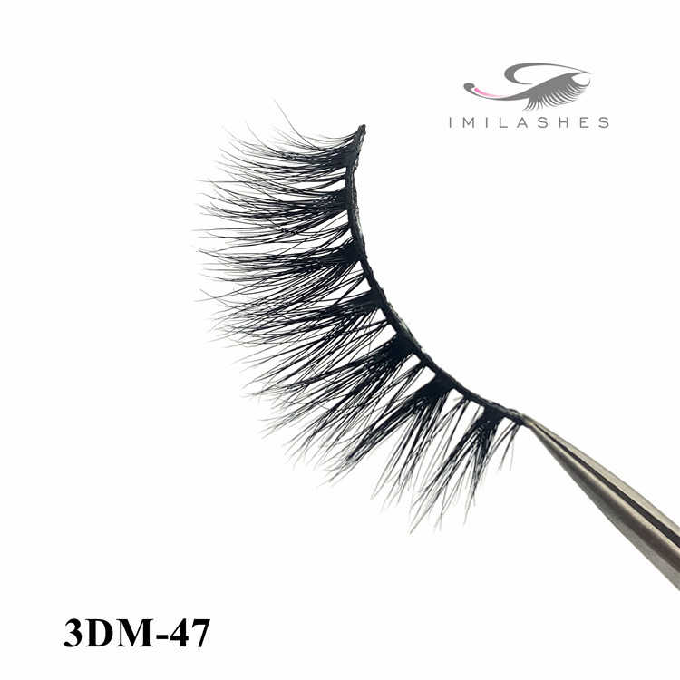Lightweight natural 3d real mink lashes - A