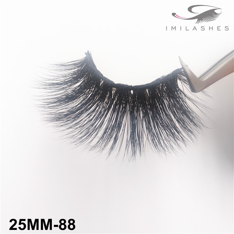 Dramatic look high volume mink lashes wholesale-V
