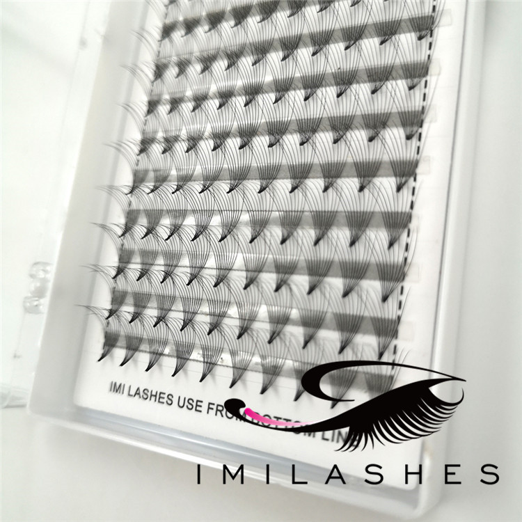 Natural mega volume lashes 0.05 pre made fans wholesale-V