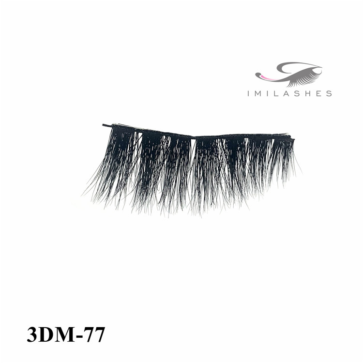 Multi layered fluffy volume natural look faux mink lashes wholesale-V