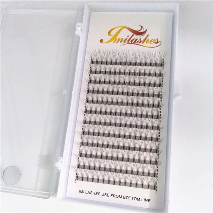 Best premade fans 4D 0.10mm C curl 11 mm lashes wholesale-V