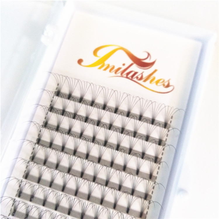 Professional eyelashes manufacturer wholesale high quality premade fan lashes-V