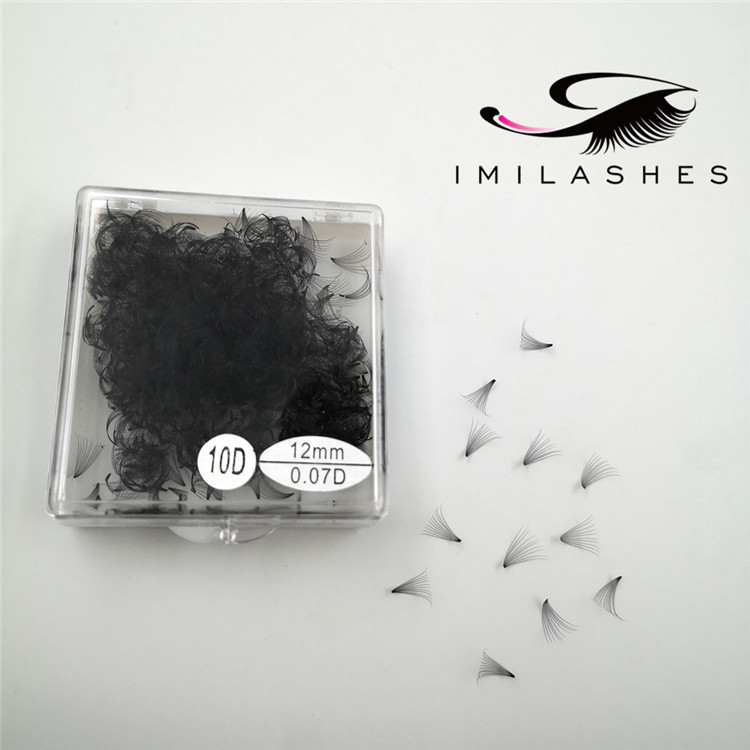 Wholesale high quality soft premade fan lash extensions for lash artists-L