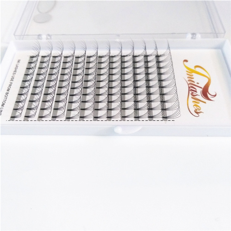 Professional eyelashes manufacturer wholesale high quality premade fan lashes-V