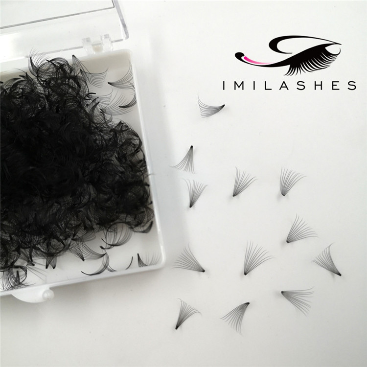 Wholesale high quality soft premade fan lash extensions for lash artists-L