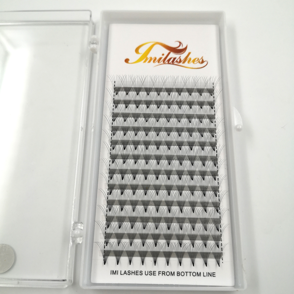 Russian high quality premade fans eyelashes manufacturer-L