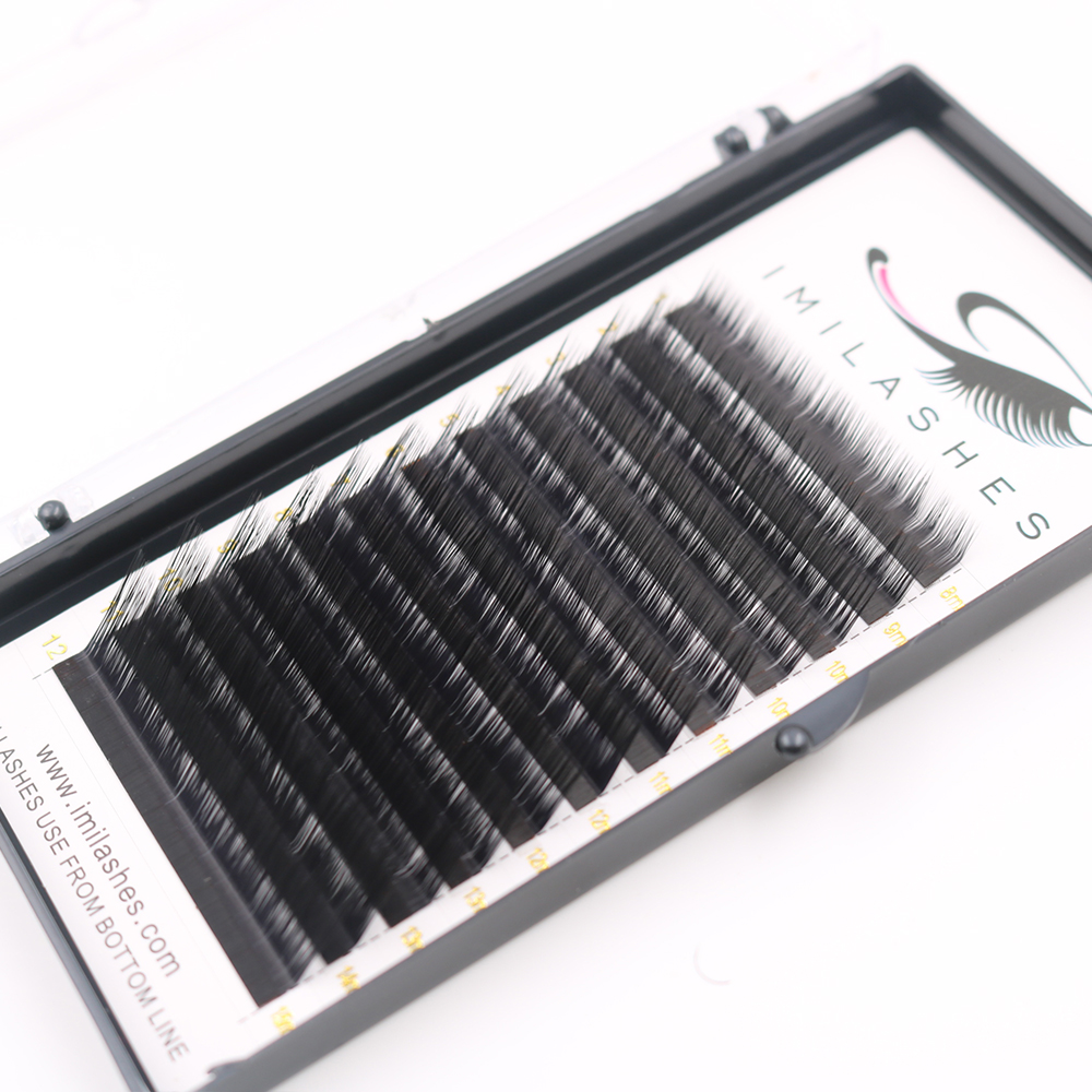 Wholesale heat bonded L eyelash extensions vendor-L