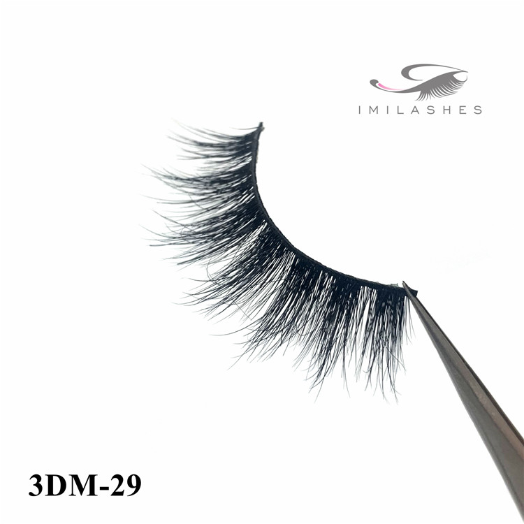 Chinese real 3D mink strip lashes wholesale - A