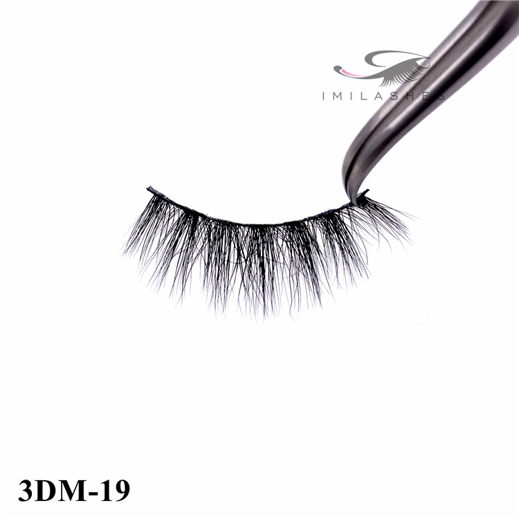 Natural 3d real mink lashes wholesale factory - A