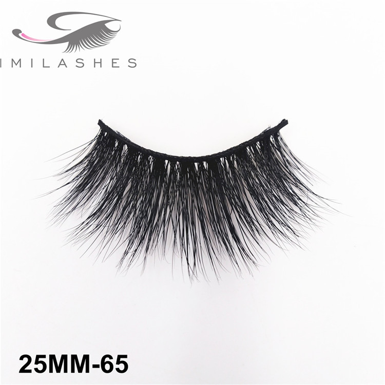 3D False eyelashes dramatic lashes 25MM handmade soft eyelash wholesale-V