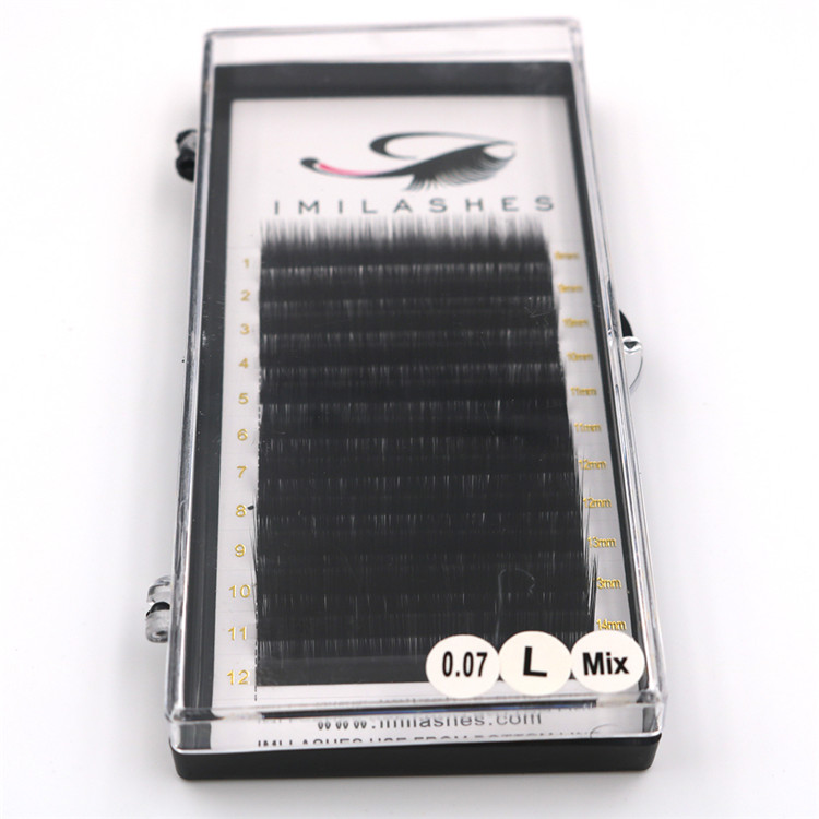 Factory supply private label eye lashes eyelash extension-L