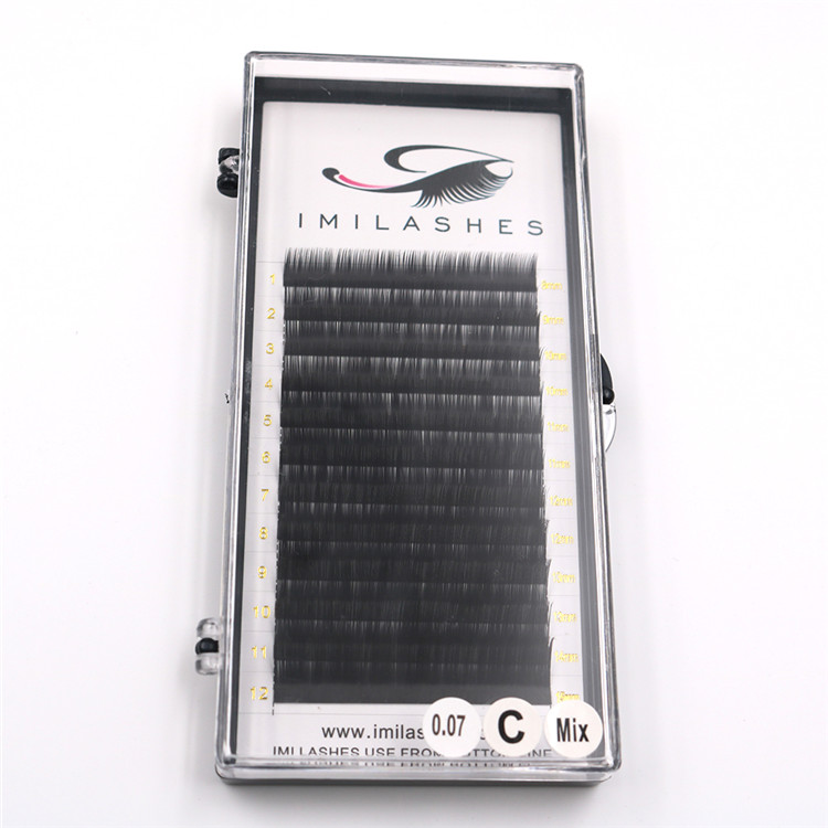 Own brand fiber eyelash extensions manufacturer-L