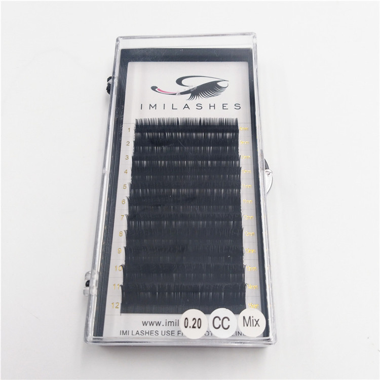 0.20 mm CC curl mix 8-15 mm classic eyelash extensions supplier-V 