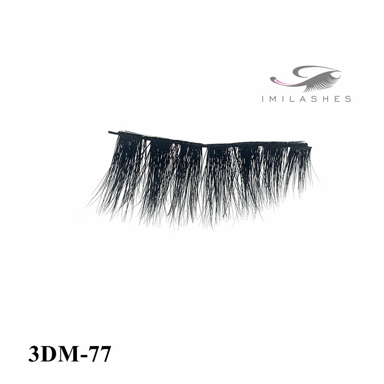 Premium pure handmade silk 3D mink lashes supplier-L