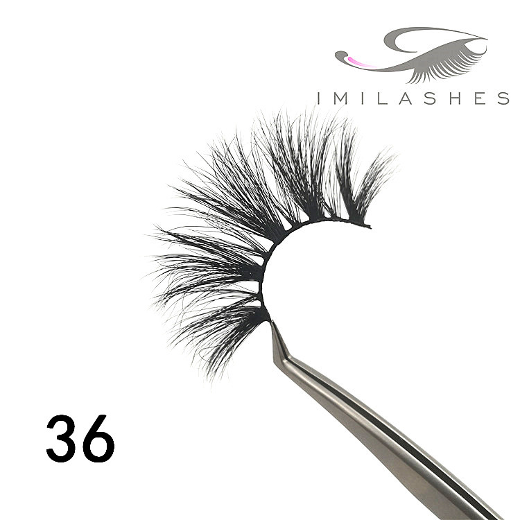 China strip 25mm 5d mink eyelash supplier - A