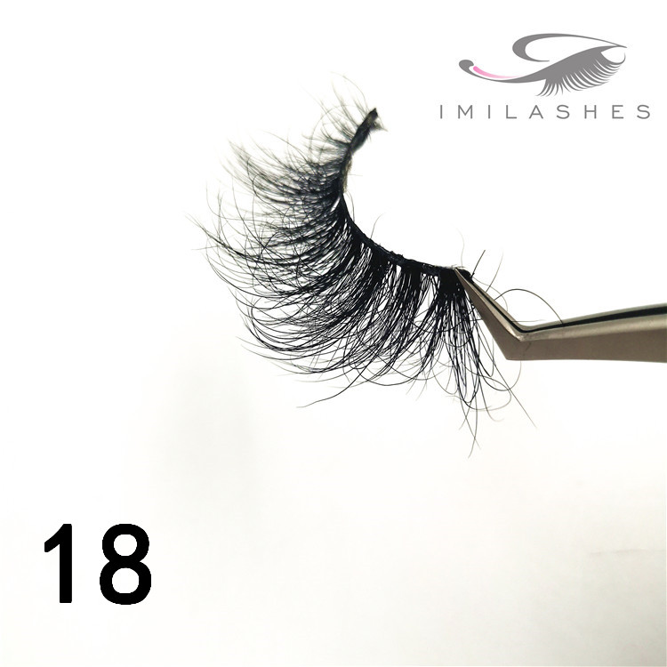 Siberian 25mm mink strip long lashes wholesale - A 