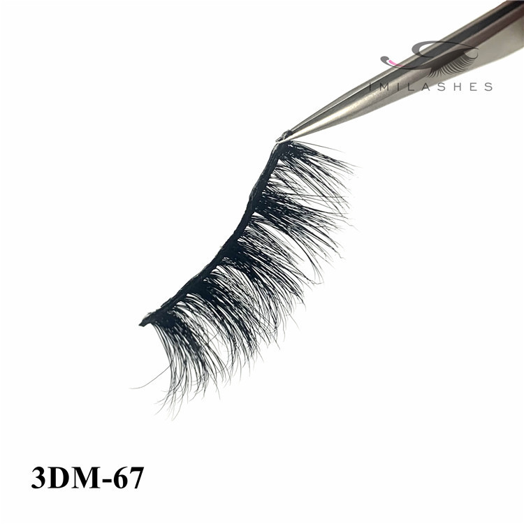 OEM private label  natural 3D mink eyelashes-L