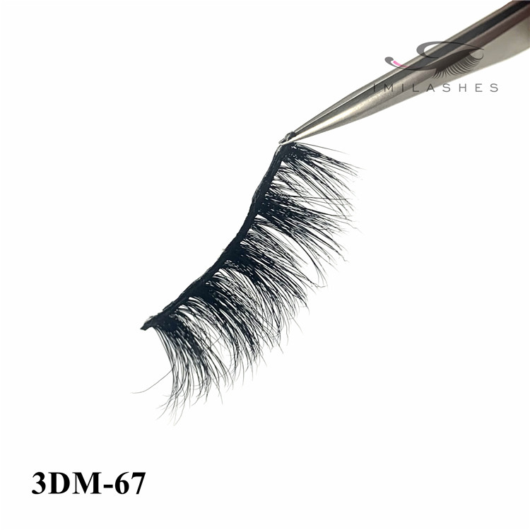 3D faux mink false eyelashes natural oem packaging-L