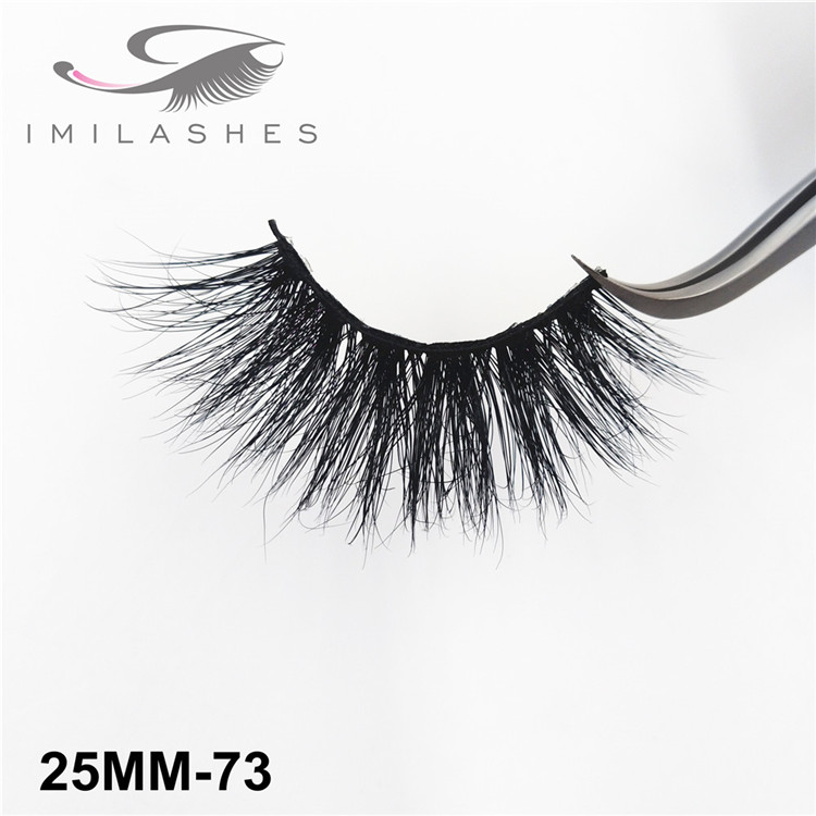 Beautiful fake 3D mink 25mm lashes wholesale-V