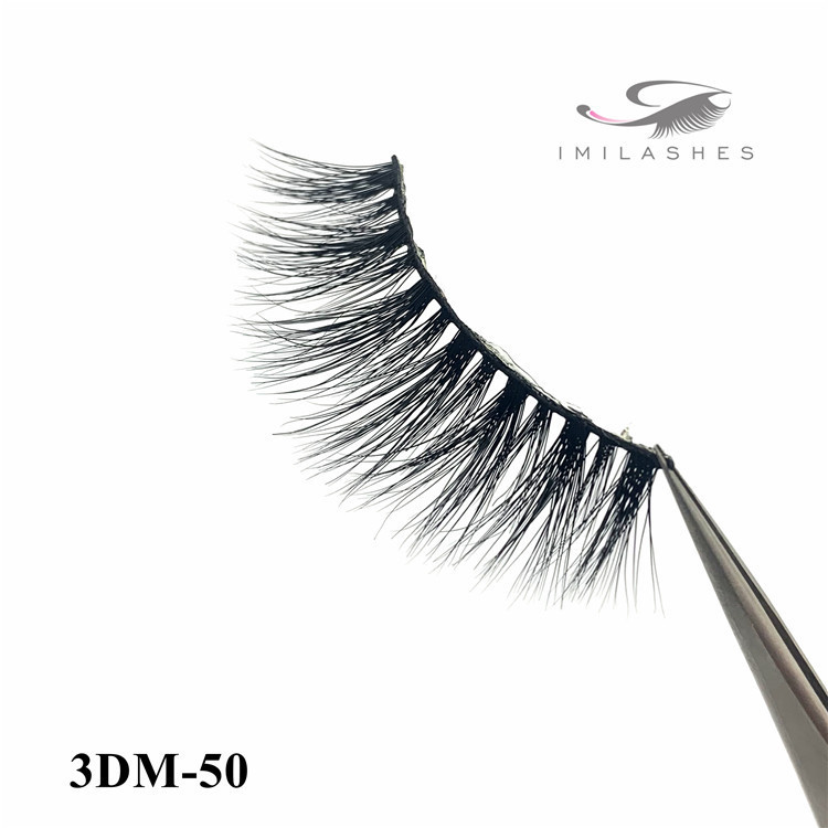 3d mink eyelashes with custom box your own brand-L