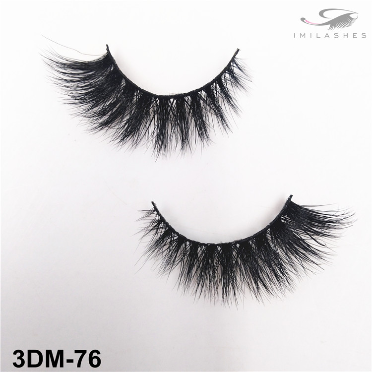 Real mink fur lashes natural easy to apply lashes wholesale-V