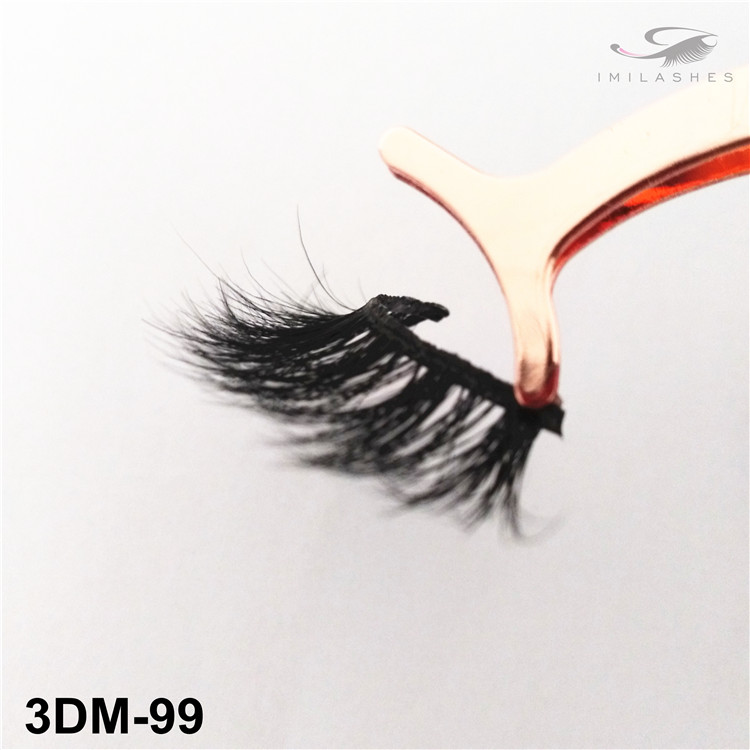 3D mink natural handmade eyelashes wholesale-V 