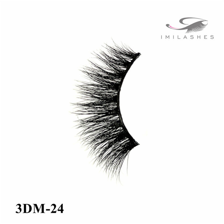 100% hand made bushy natural fake eyelashes wholesale-V