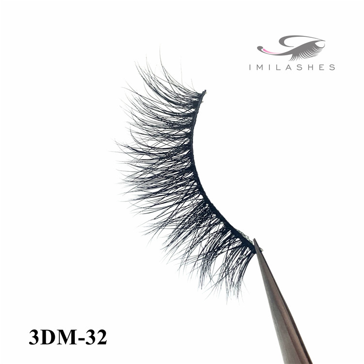 Best gift for women luxurious natural mink lashes wholesale-V