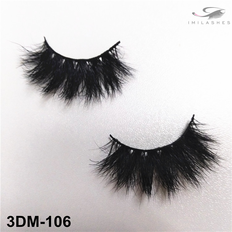 Messy thick reusable makeup lashes supply-V