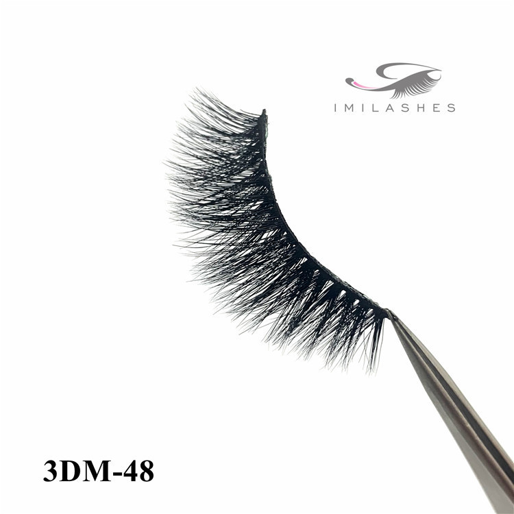 Permanent cruelty free 3d mink eyelashes manufacturer-L