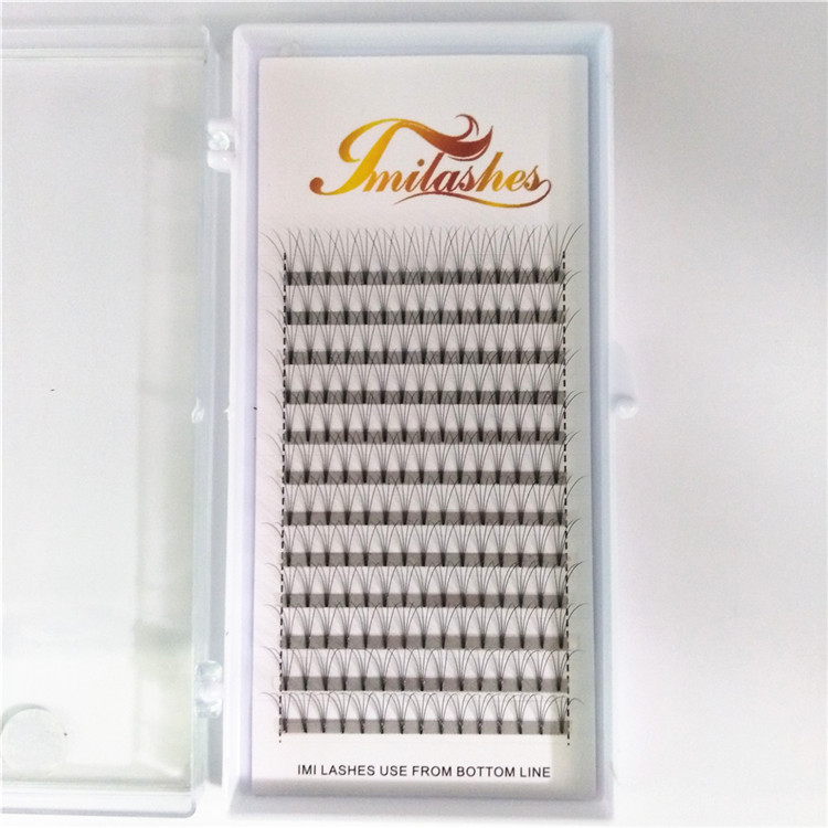 Natural style semi permanent premade fans eyelash extensions-L