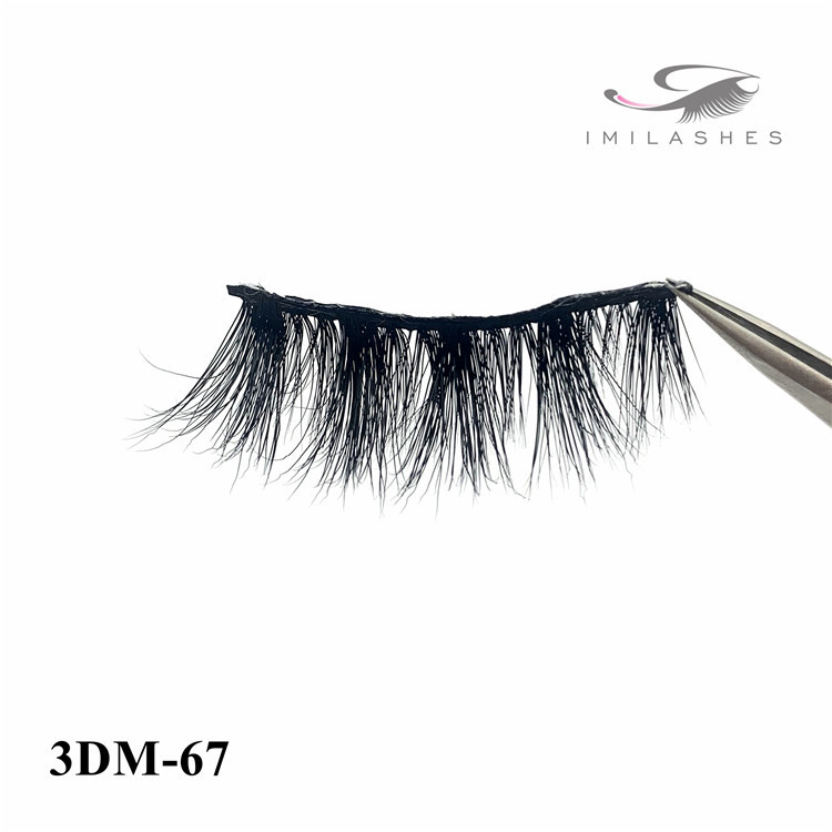 OEM private label  natural 3D mink eyelashes-L