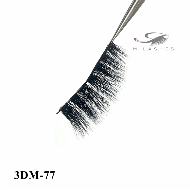 Premium pure handmade silk 3D mink lashes supplier-L