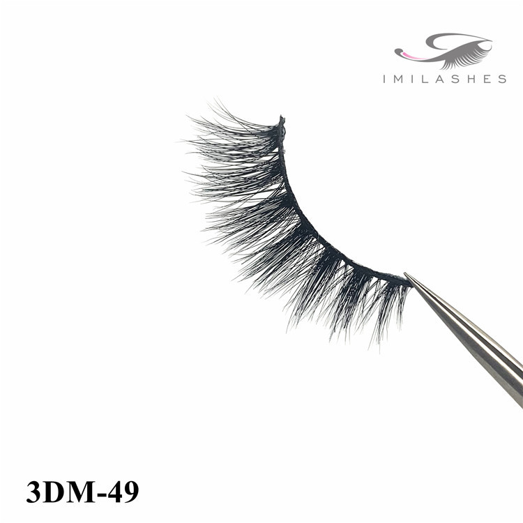 Siberian premium natural black 3d mink eyelashes-L